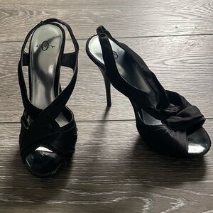 Black Strap High Heels